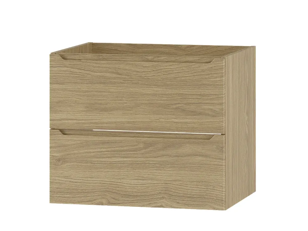 Waschbeckenunterschrank mit Schubladen, Eichenholz