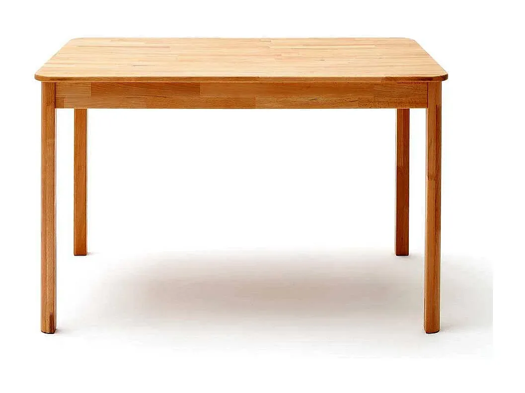 Massivholzesstisch aus Kernbuche mit stabilem Vierfußgestell