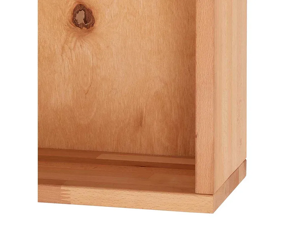 Massivholz Regalwürfel aus Kernbuche für vielseitige Aufbewahrung