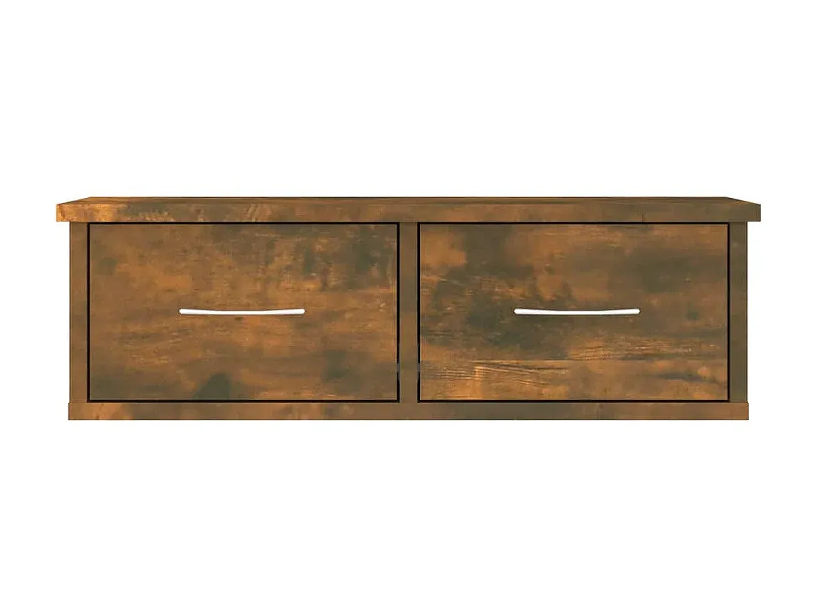 Moderner Hängeschrank in Eichenoptik, 60x26x18,5 cm