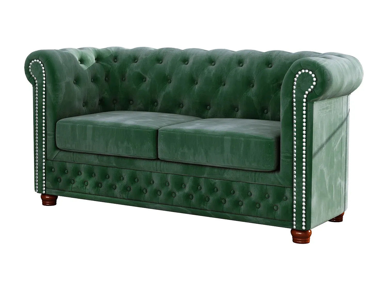 Elegantes Chesterfield Sofa für 2 Personen