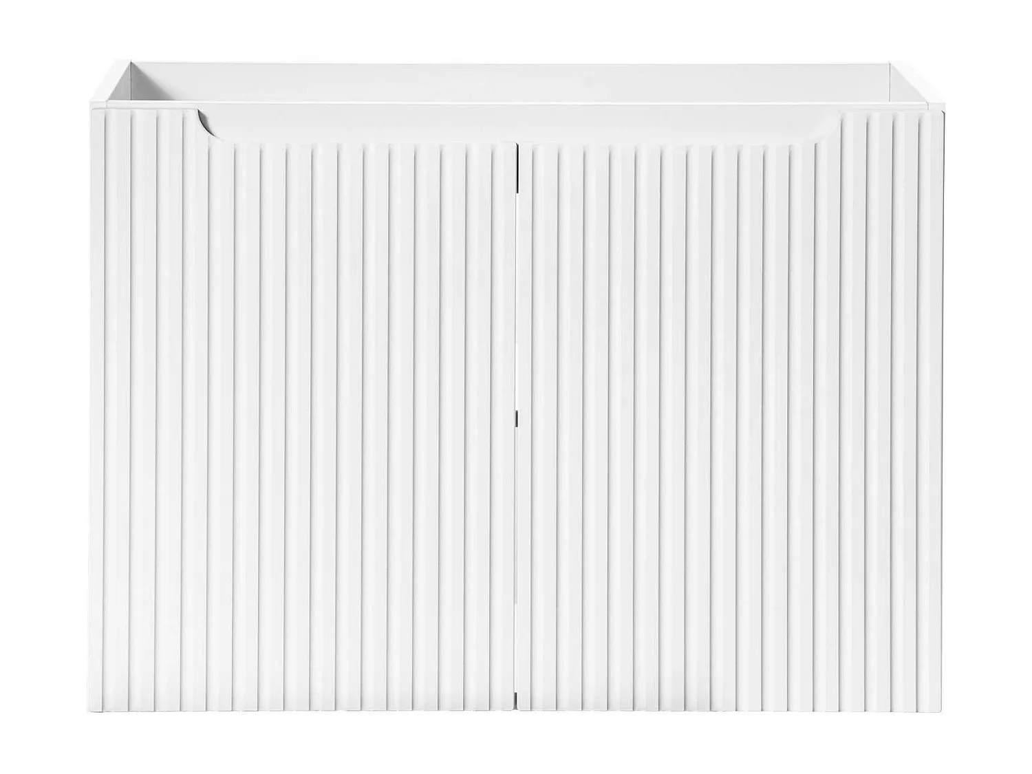 Unterschrank für Waschbecken mit 2 Türen, 80x39x57 cm, Weiß