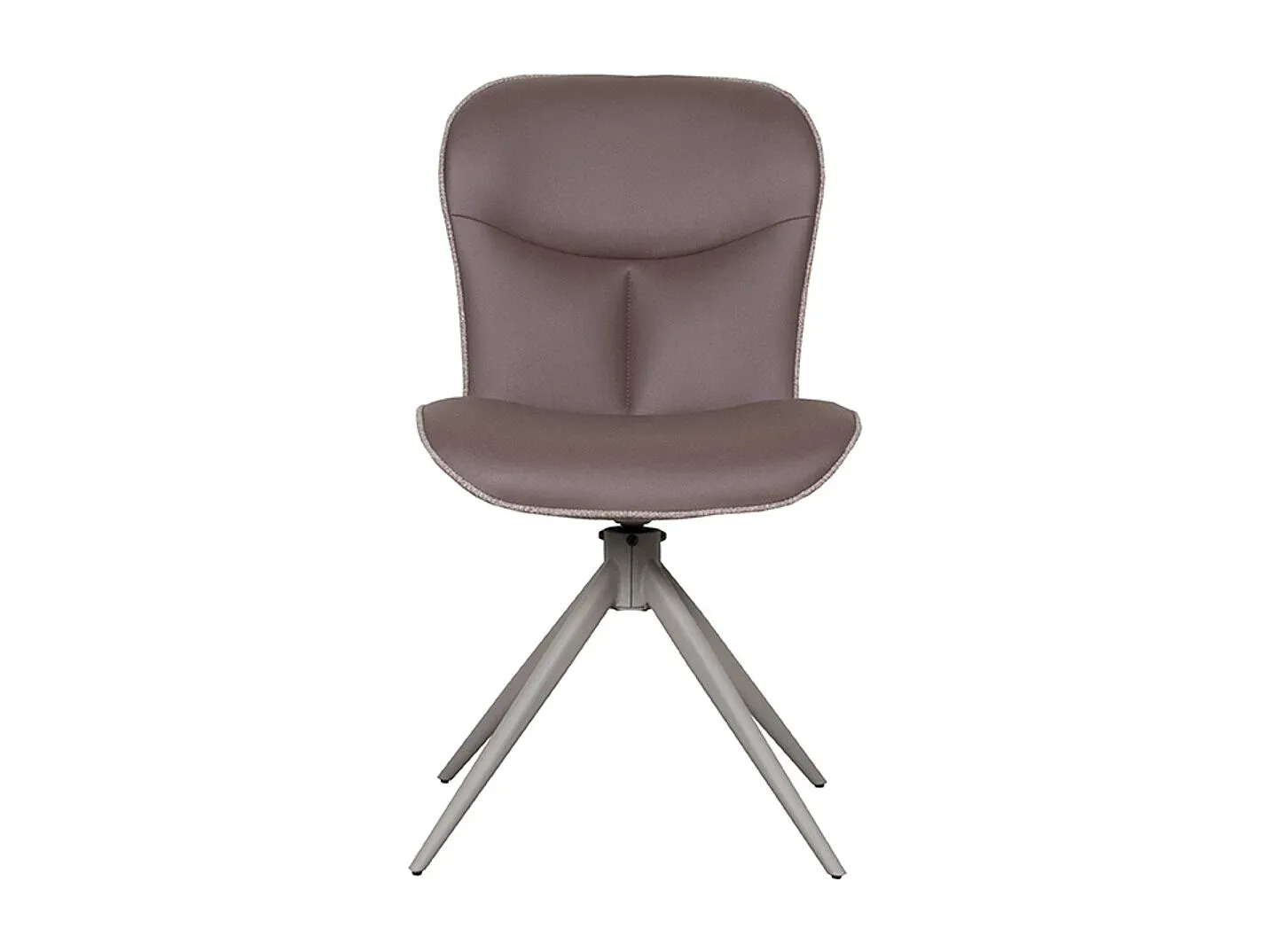 Esszimmerstuhl-Set - Braun - Mikrofaser