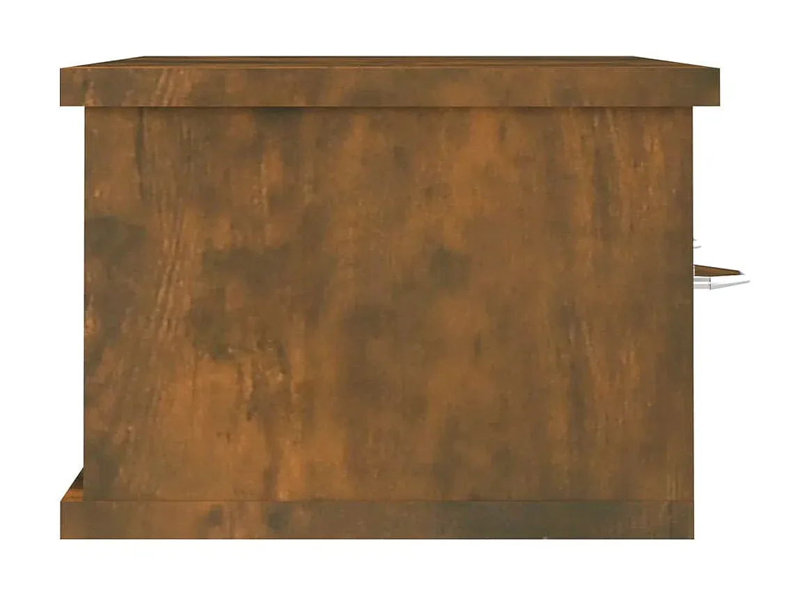 Moderner Hängeschrank in Eichenoptik, 60x26x18,5 cm