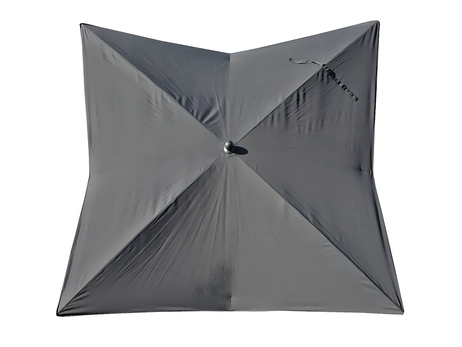 Quadratischer Sonnenschirm 3x3m in Anthrazit