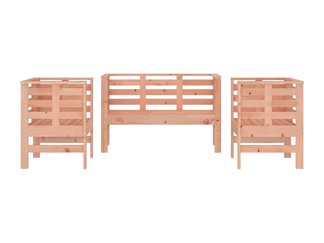 Hochwertige Garten-Sitzgruppe aus Massivholz für Outdoor