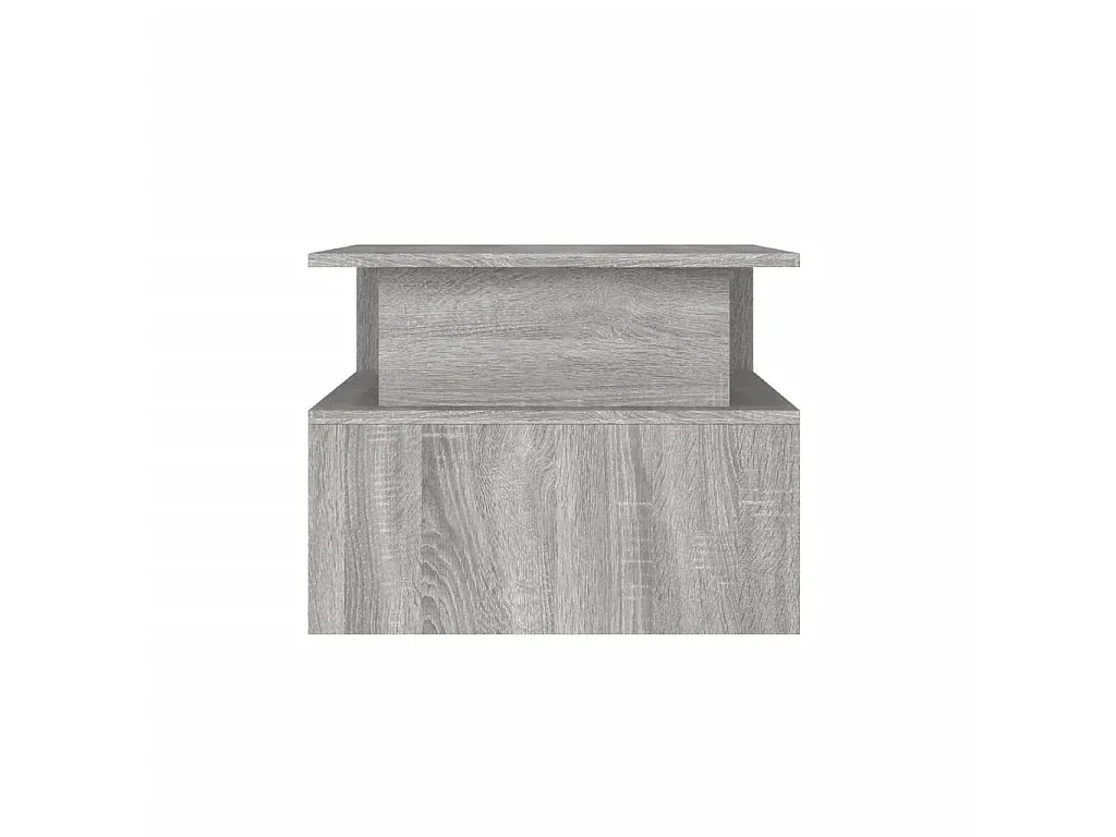 Moderner Grauer Couchtisch aus Holzwerkstoff