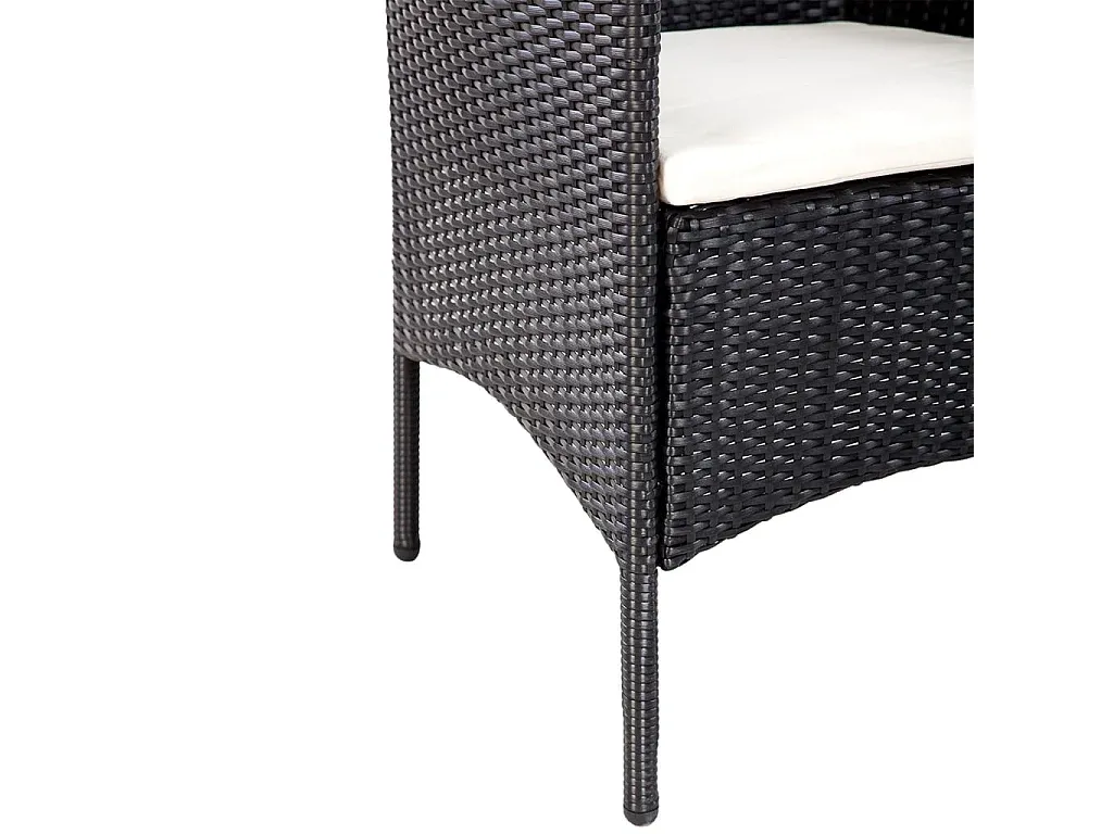 Moderne Garten-Sitzgruppe mit Tisch und Auflagen