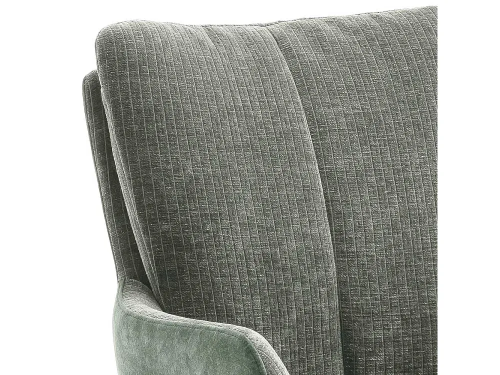 Esszimmerstühle mit Armlehnen, graugrün, Metallgestell, 2er-Set