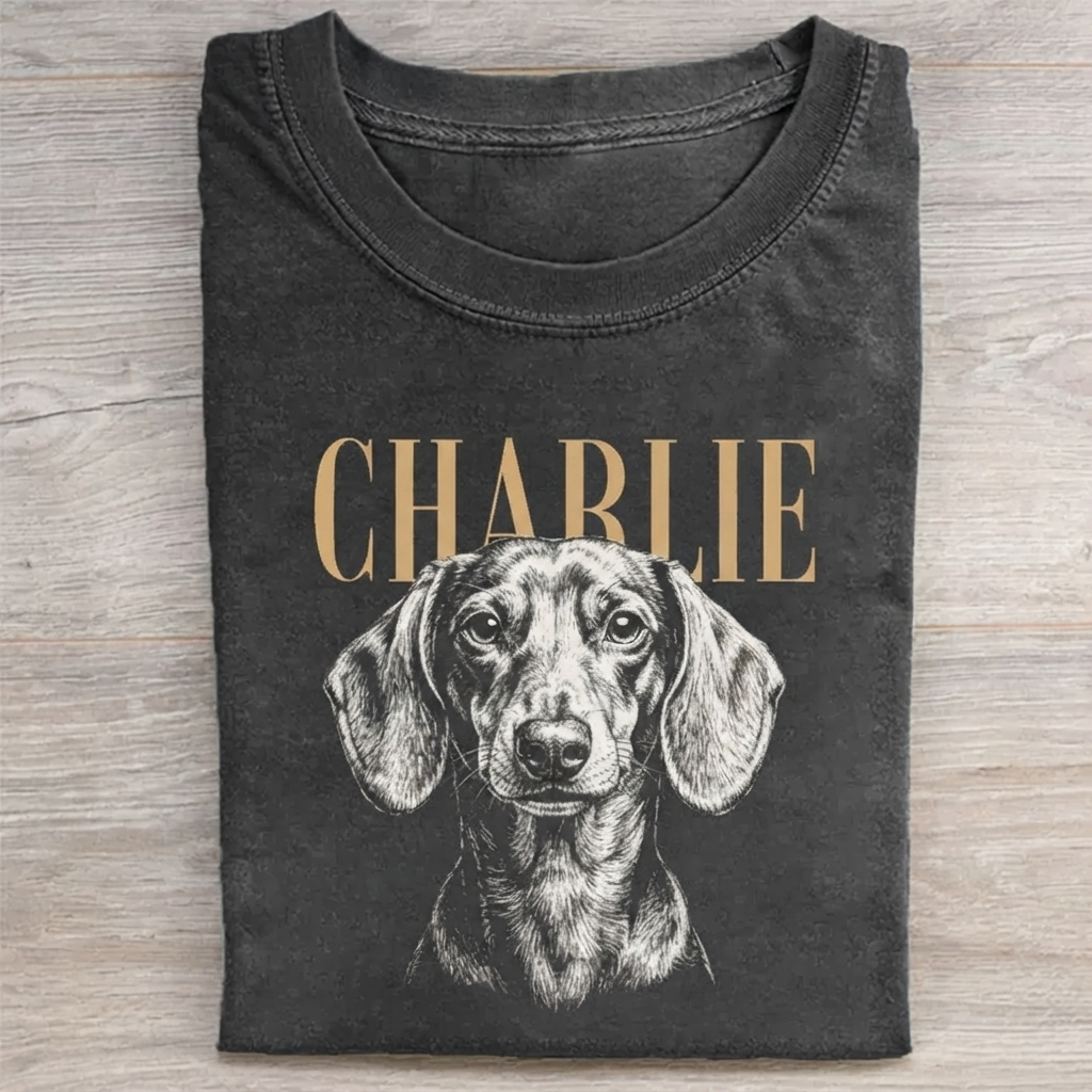 Custom Dog Photo T-shirt