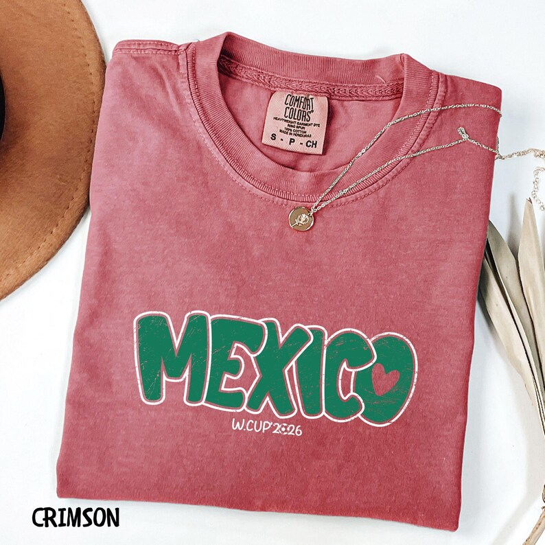 MEXICO W.CUP 2026 VINTAGE T-SHIRT - Vintage Washed Apparel by VanceMade