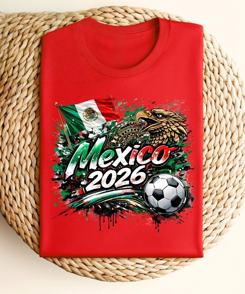 MEXICO 2026 WORLD CUP GRAFFITI T-SHIRT - Vintage Washed Apparel by VanceMade