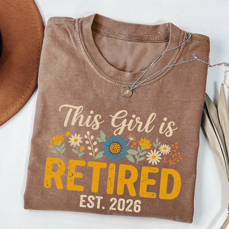 Wildflower Retired Girl EST 2026 Classic T-Shirt