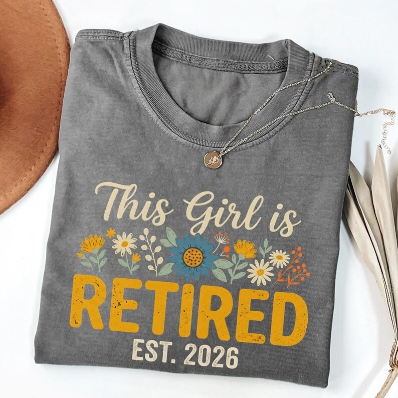 Wildflower Retired Girl EST 2026 Classic T-Shirt