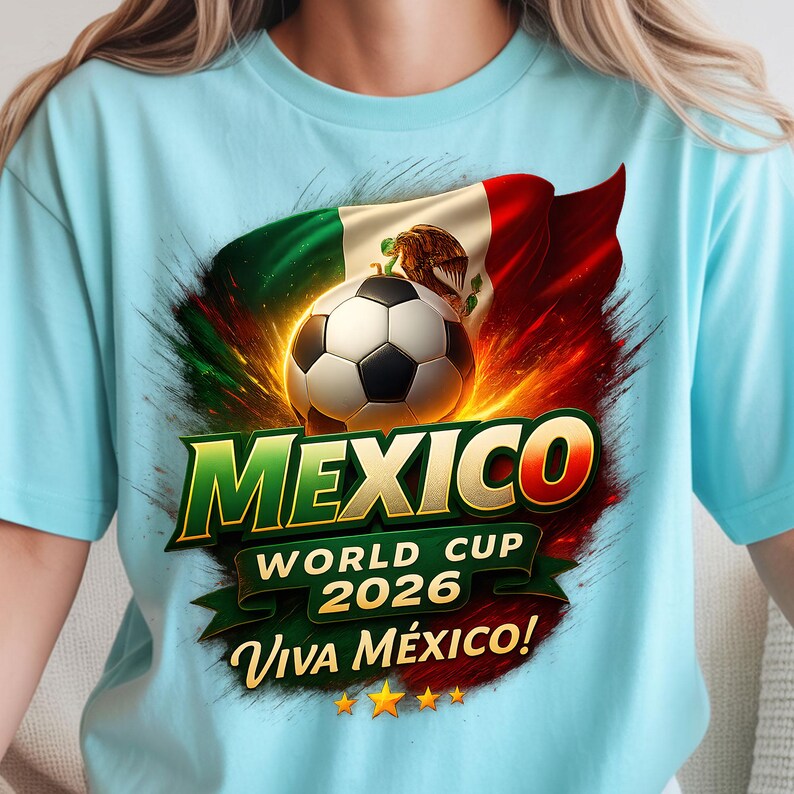 MEXICO 2026 WORLD CUP VIVA MEXICO T-SHIRT - Vintage Washed Apparel by VanceMade