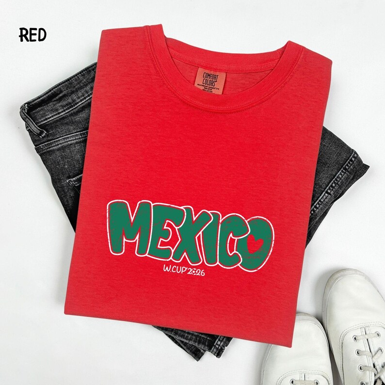 MEXICO W.CUP 2026 VINTAGE T-SHIRT - Vintage Washed Apparel by VanceMade