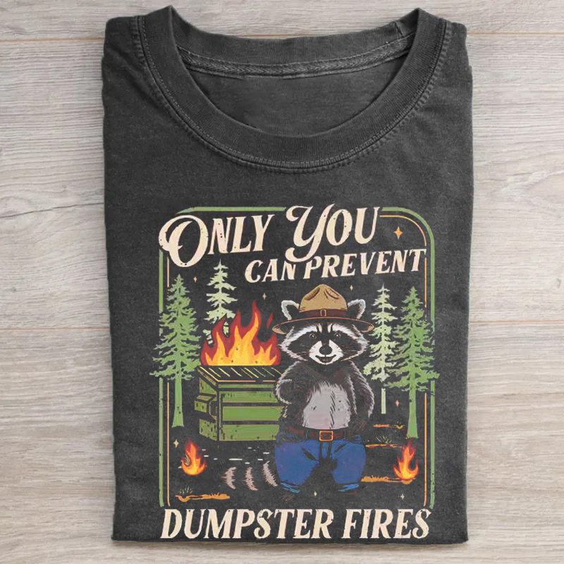 Only You Can Prevent T-shirt - Vintage Washed Apparel by VanceMade