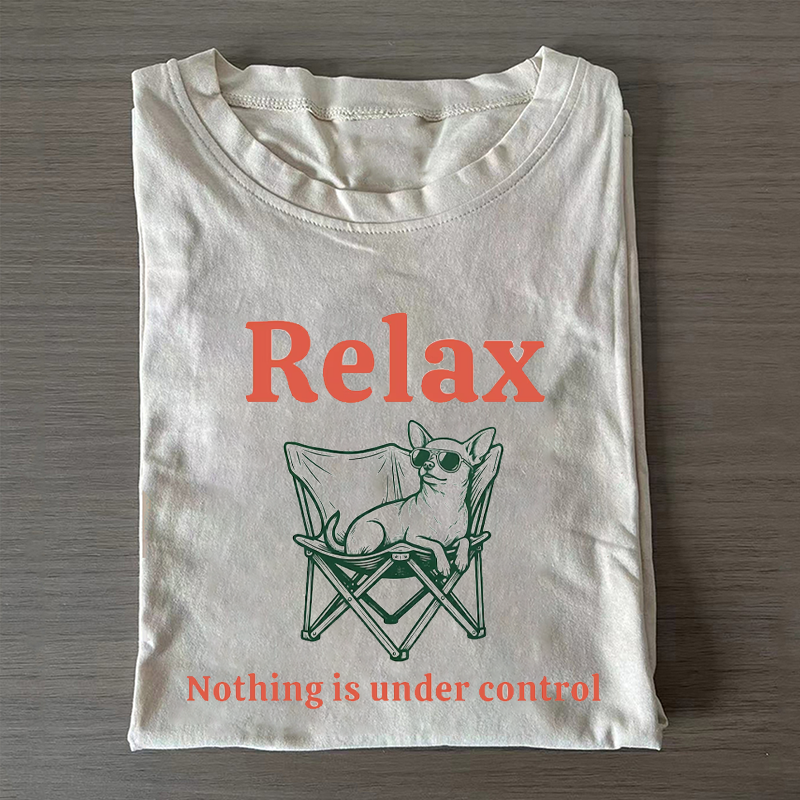 Chill Chihuahua T-shirt - Vintage Washed Apparel by VanceMade