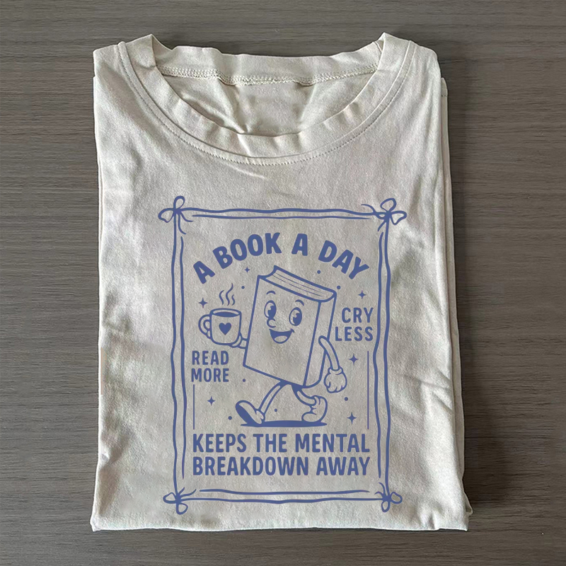 Book Lover Boxy Cropped T-shirt
