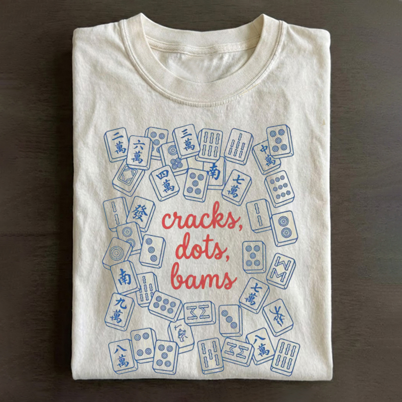 Cracks Dots Bams T-shirt