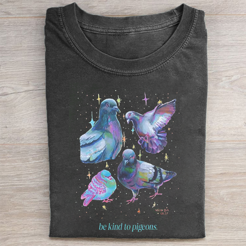 Born Iridescent Pigeon T-shirt