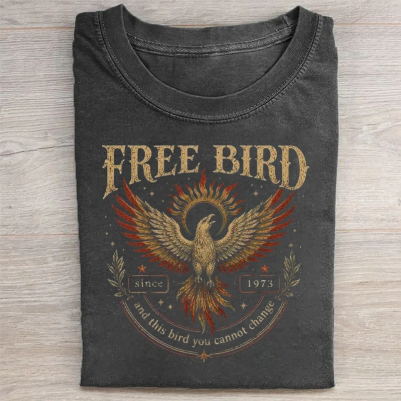 Free Bird Phoenix Graphic T-Shirt