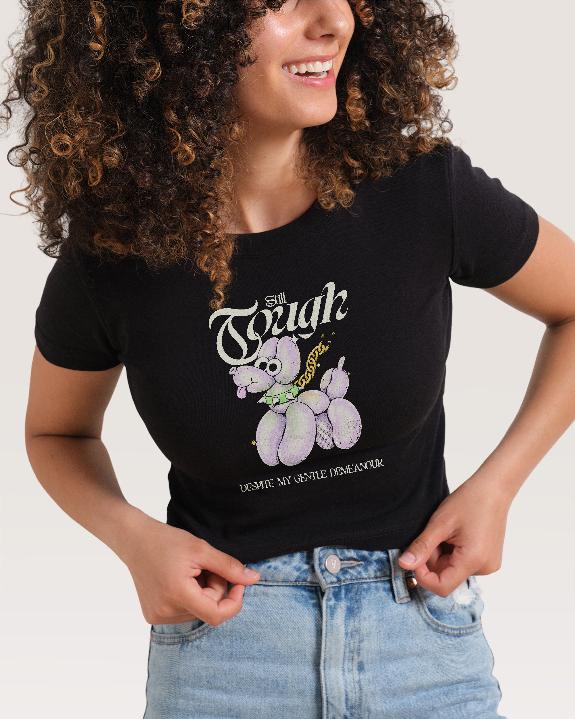 Still Tough Baby Tee-Vance