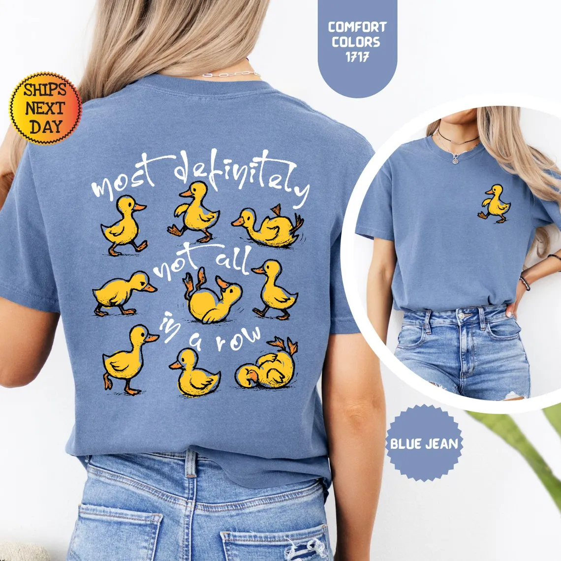 Quirky Duck Artistic Graphic Tee