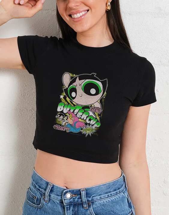 Buttercup Baby Tee - Vintage Washed Apparel by VanceMade