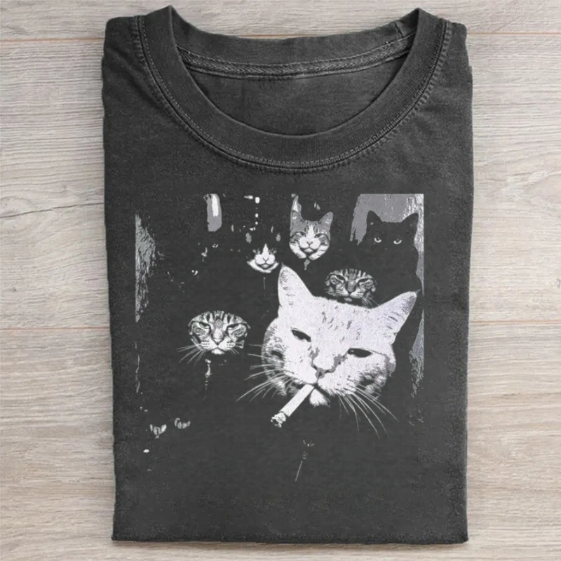 Funny Gangster Cat T-Shirt