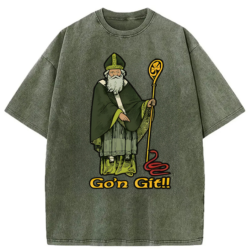 Funny Go'n Git Washed T-Shirt - Vintage Washed Apparel by VanceMade