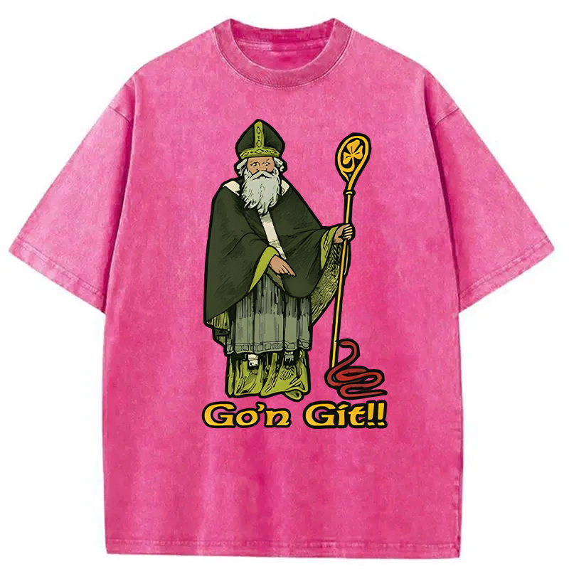 Funny Go'n Git Washed T-Shirt - Vintage Washed Apparel by VanceMade