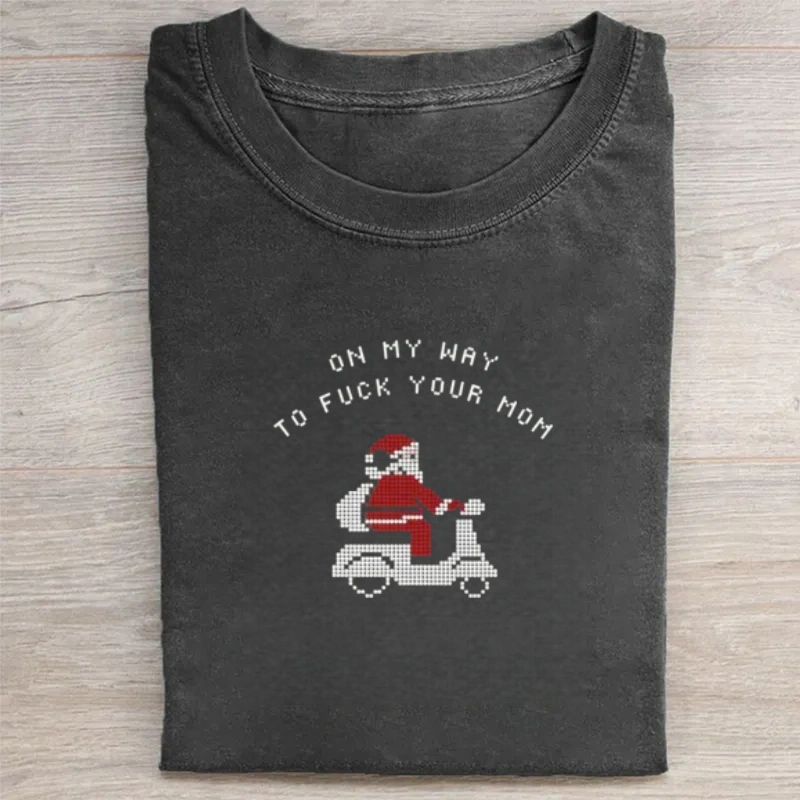 Dark Humor Holiday Tee — Sarcastic Christmas T-Shirt