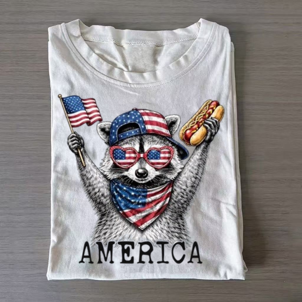 Patriotic Raccoon T-Shirt