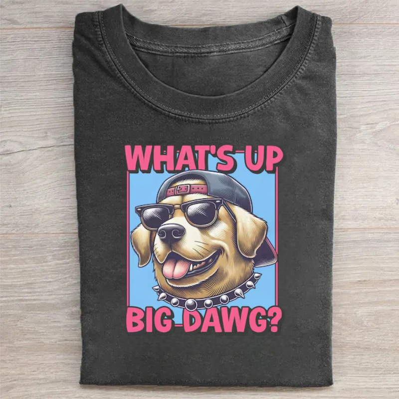 90s Dog Meme Graphic T-Shirt