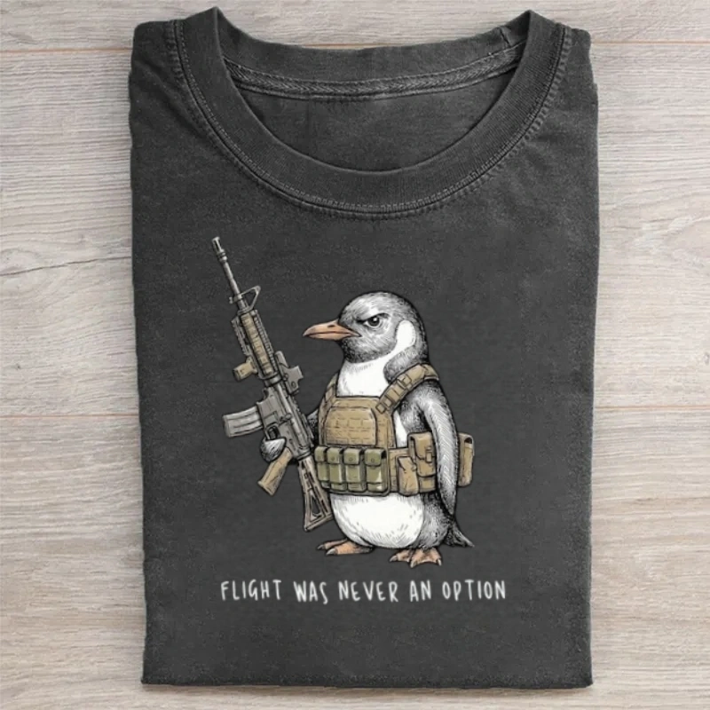 Flight Was Never An Option Graphic T-Shirt