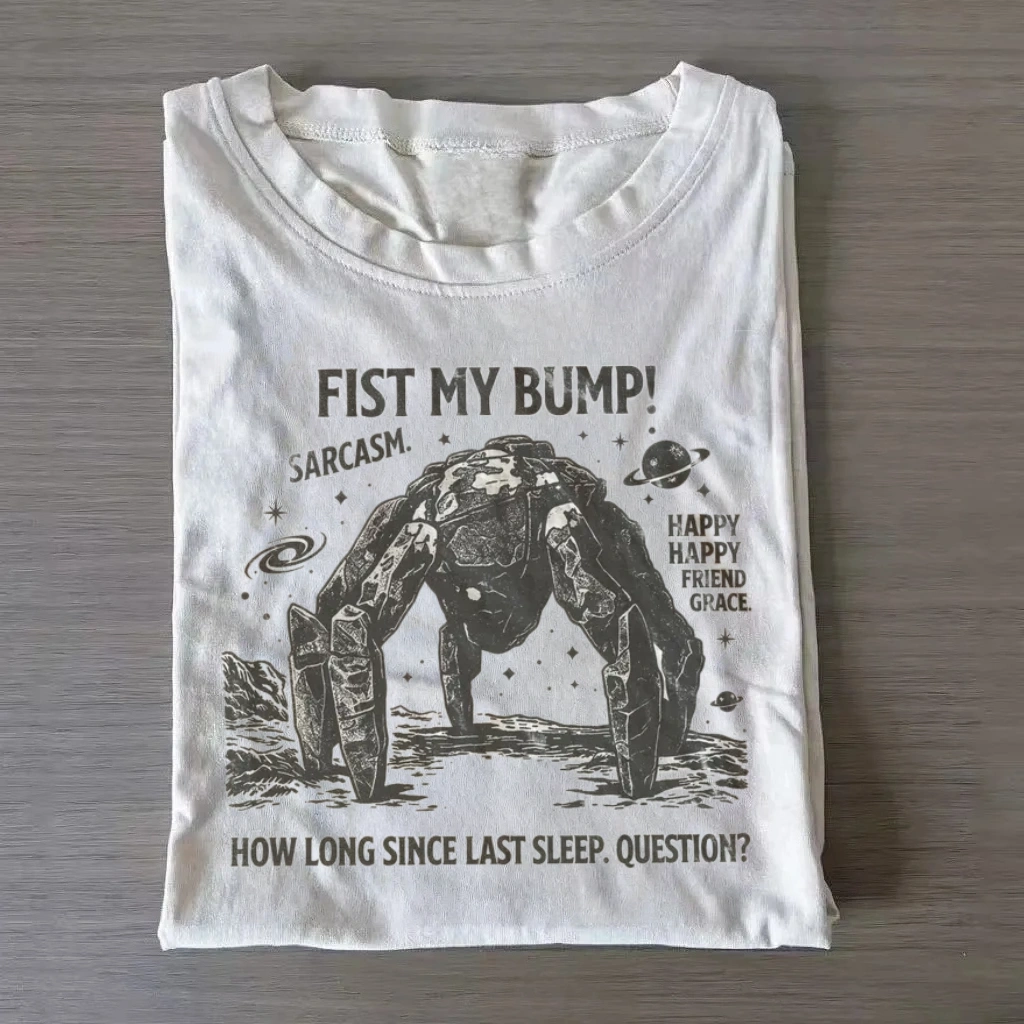 Fist My Bump Sci-Fi Graphic T-Shirt