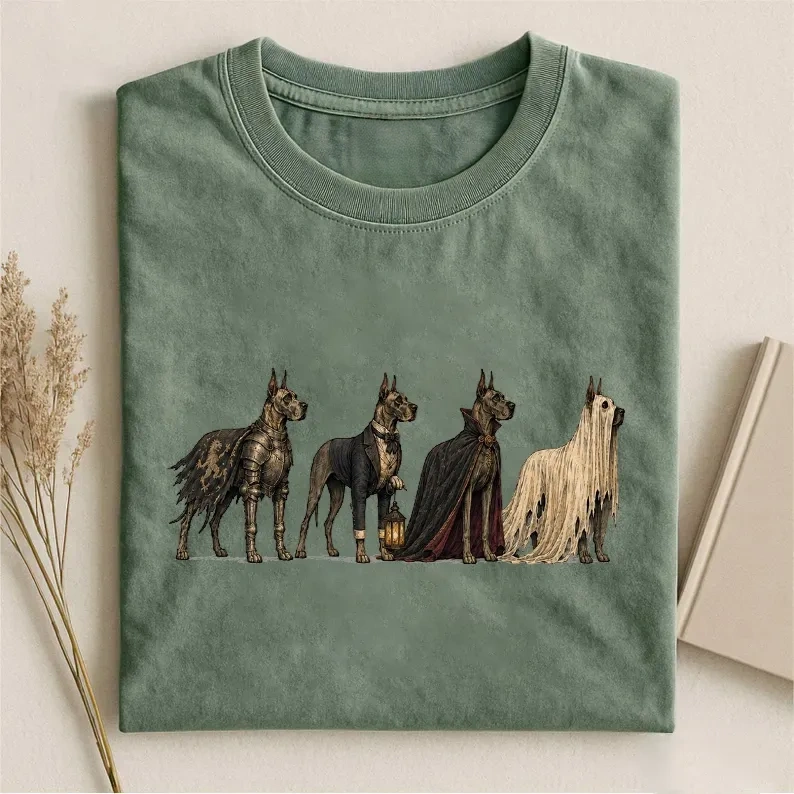 Great Dane Dog Halloween T-shirt