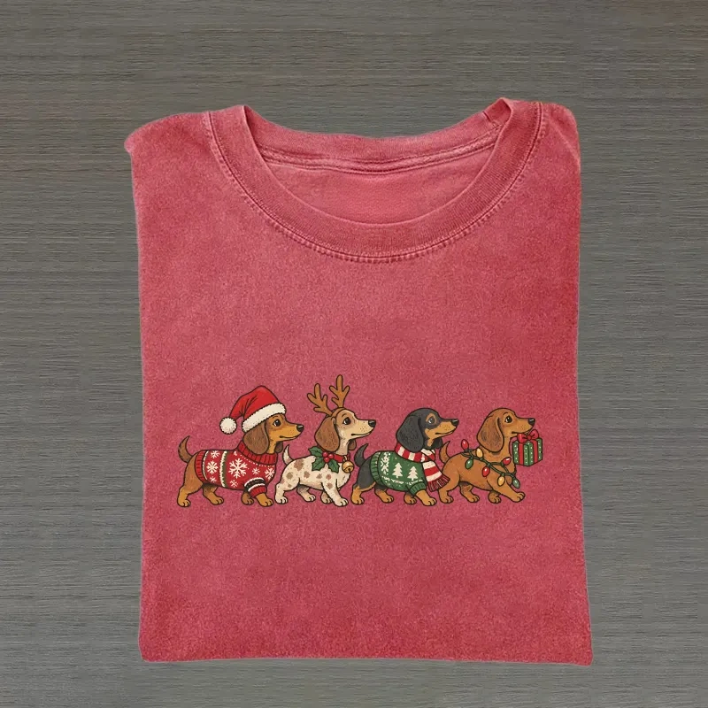 Christmas Dachshund T-shirt