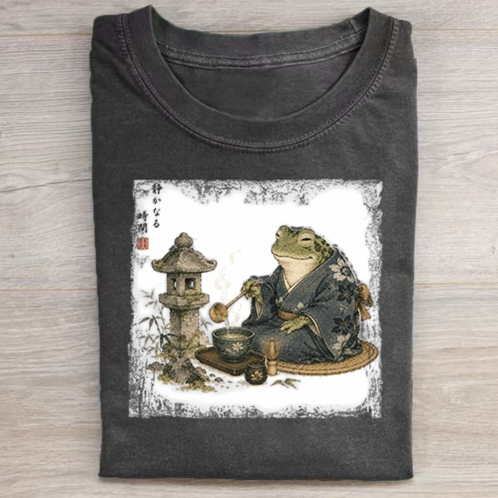 Tea Ceremony Frog Art Classic T-Shirt
