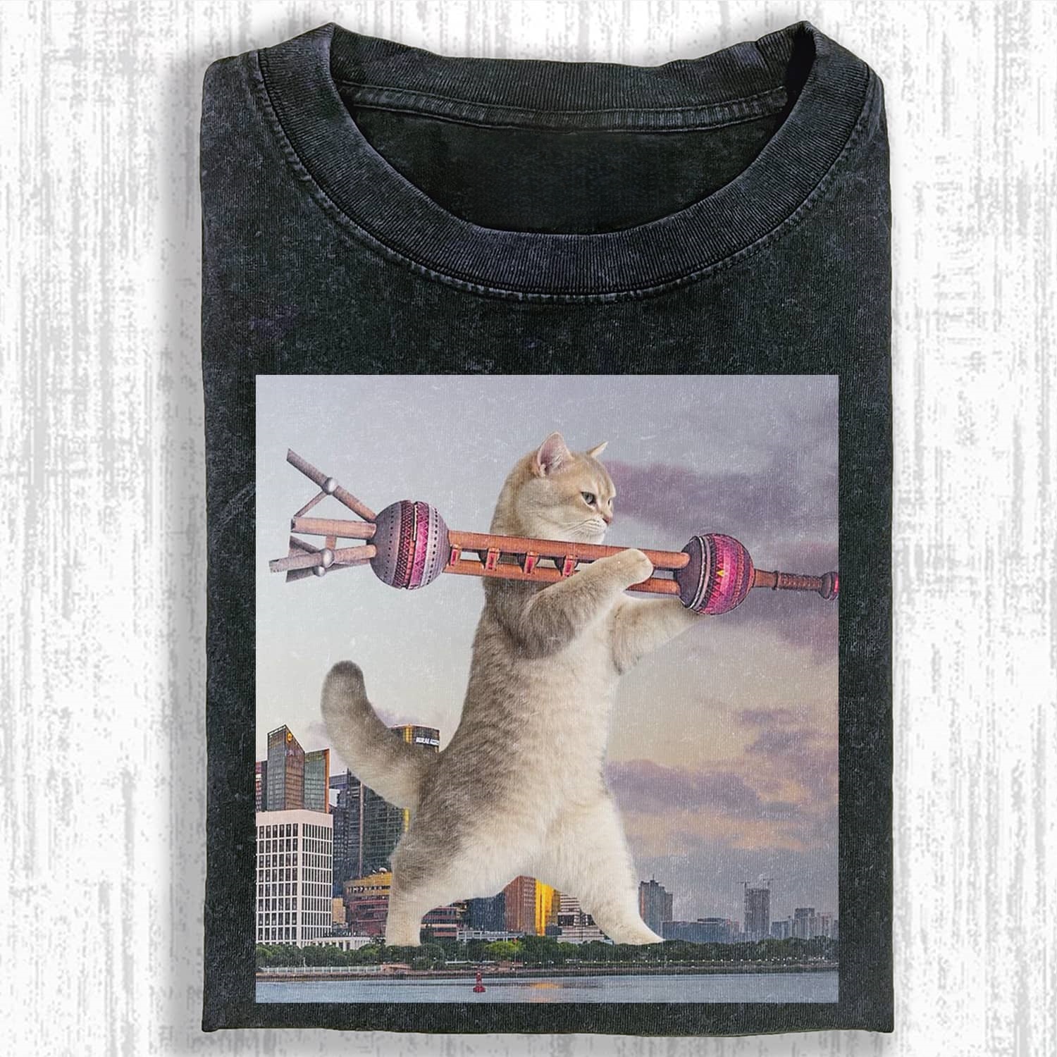 FUNNY CAT MEME ICON PFP T-SHIRT