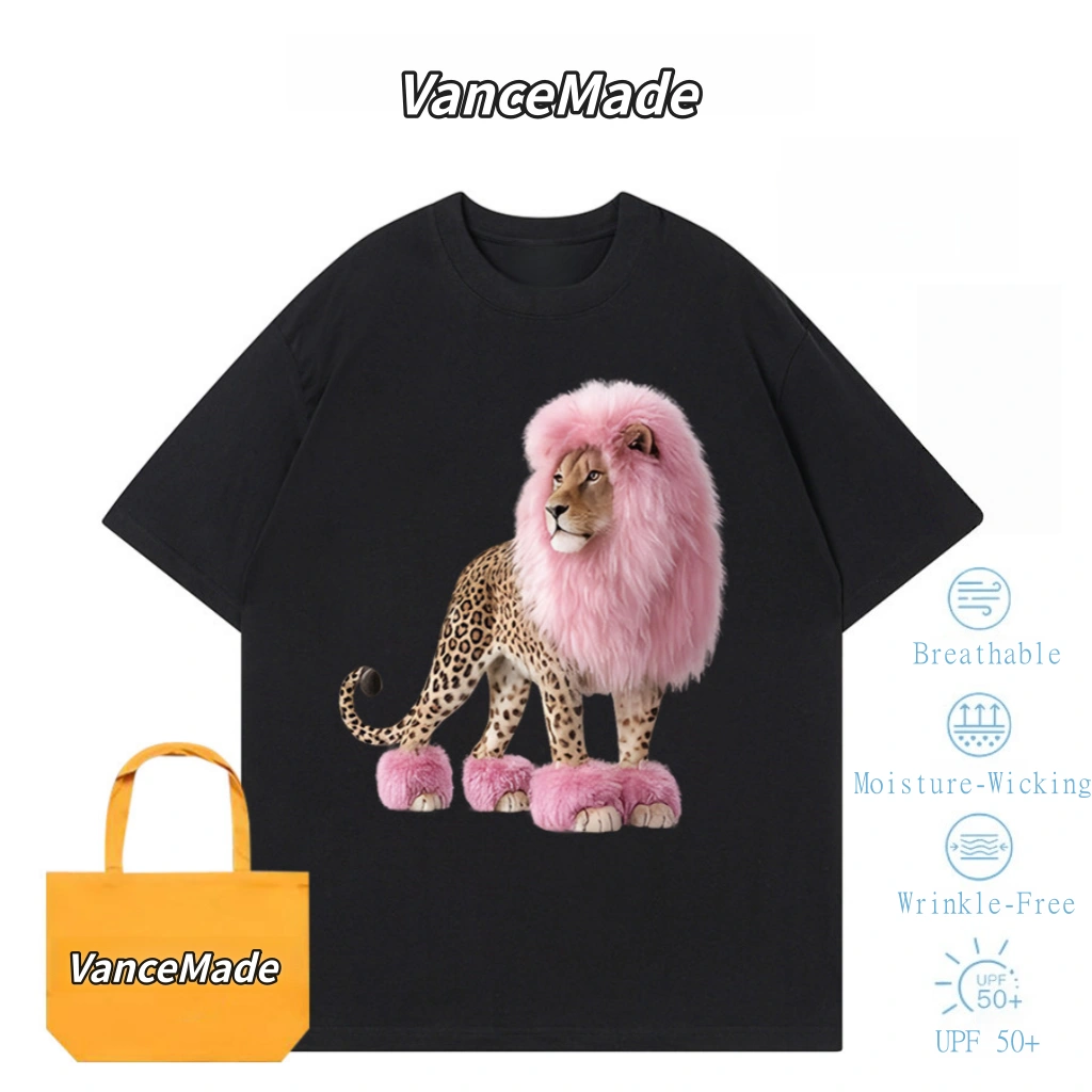 Lion Graphic Short Sleeve T-Shirt