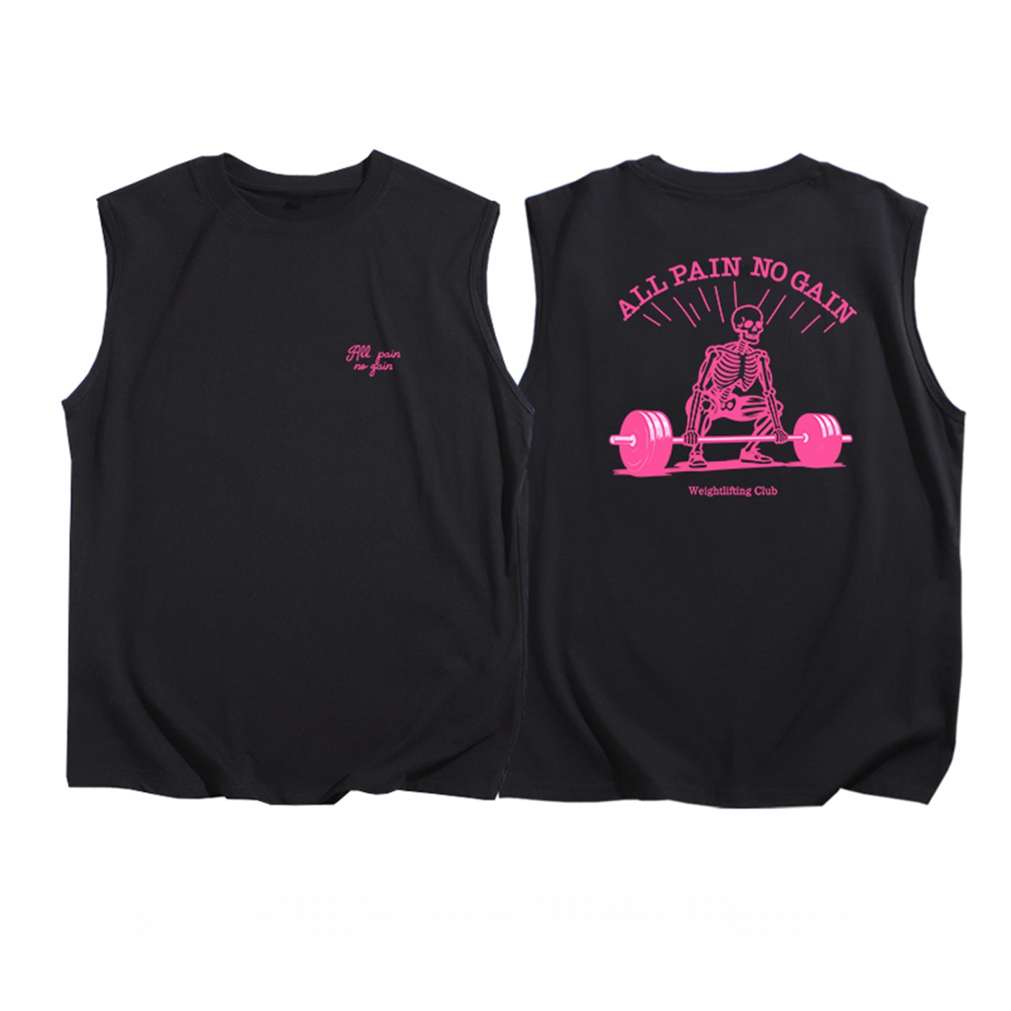 All Pain No Gain Weightlifting Top