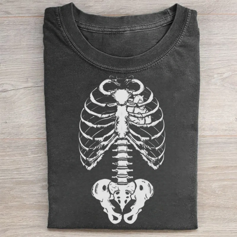 Skeleton Gothic Halloween T-Shirt