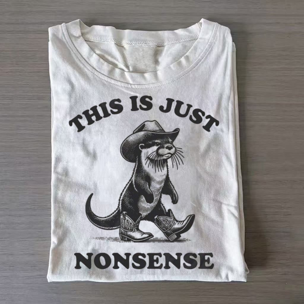 Cowboy Otter Funny Quote Classic T-Shirt