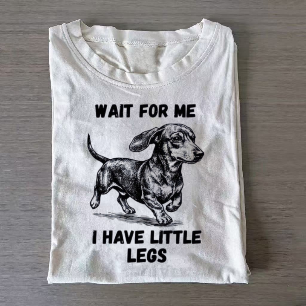 Short Leg Dachshund Funny Text T-Shirt