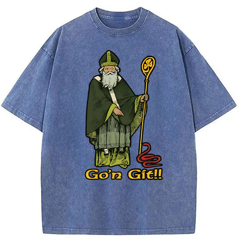 Funny Go'n Git Washed T-Shirt - Vintage Washed Apparel by VanceMade