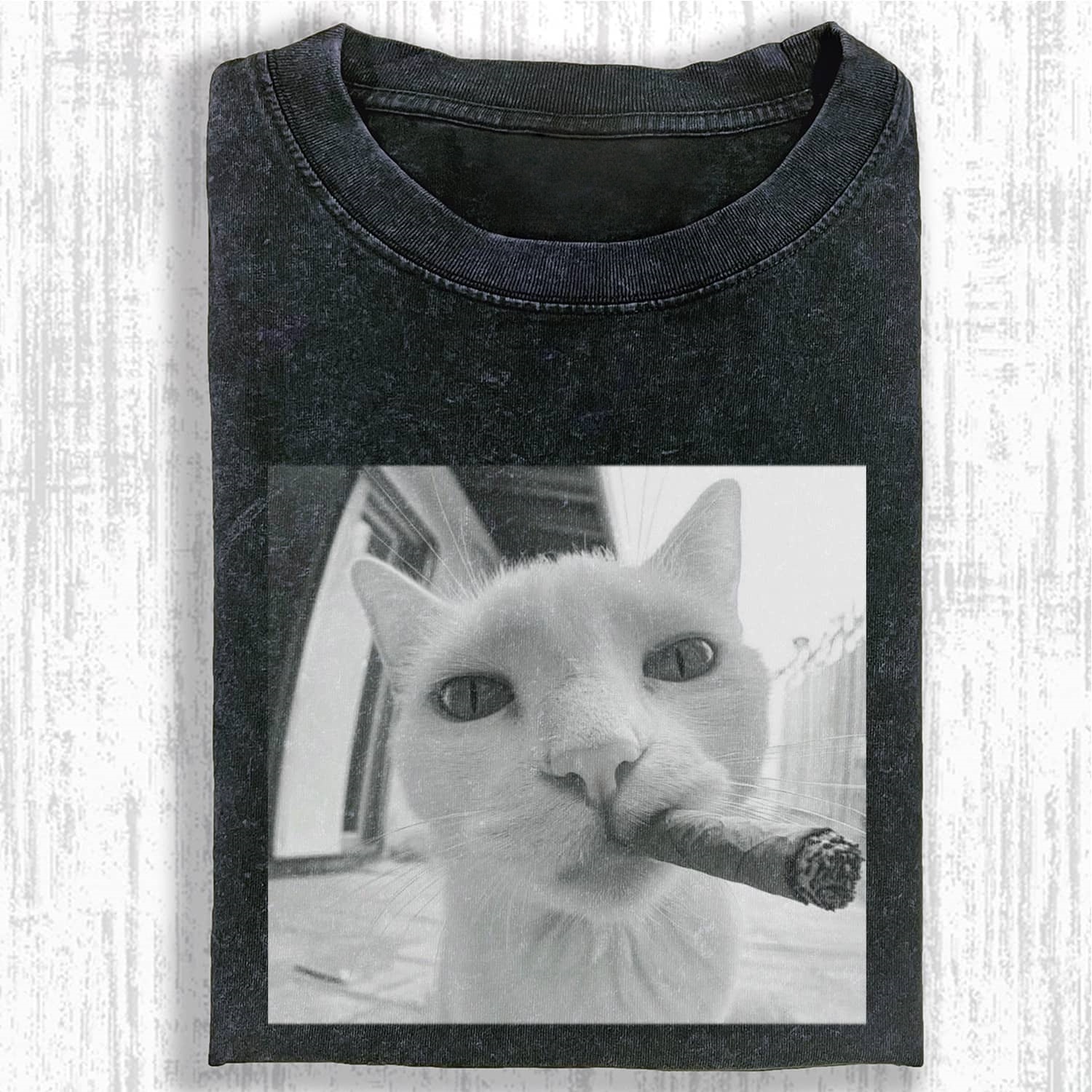 WACKY CAT MEME T-SHIRT
