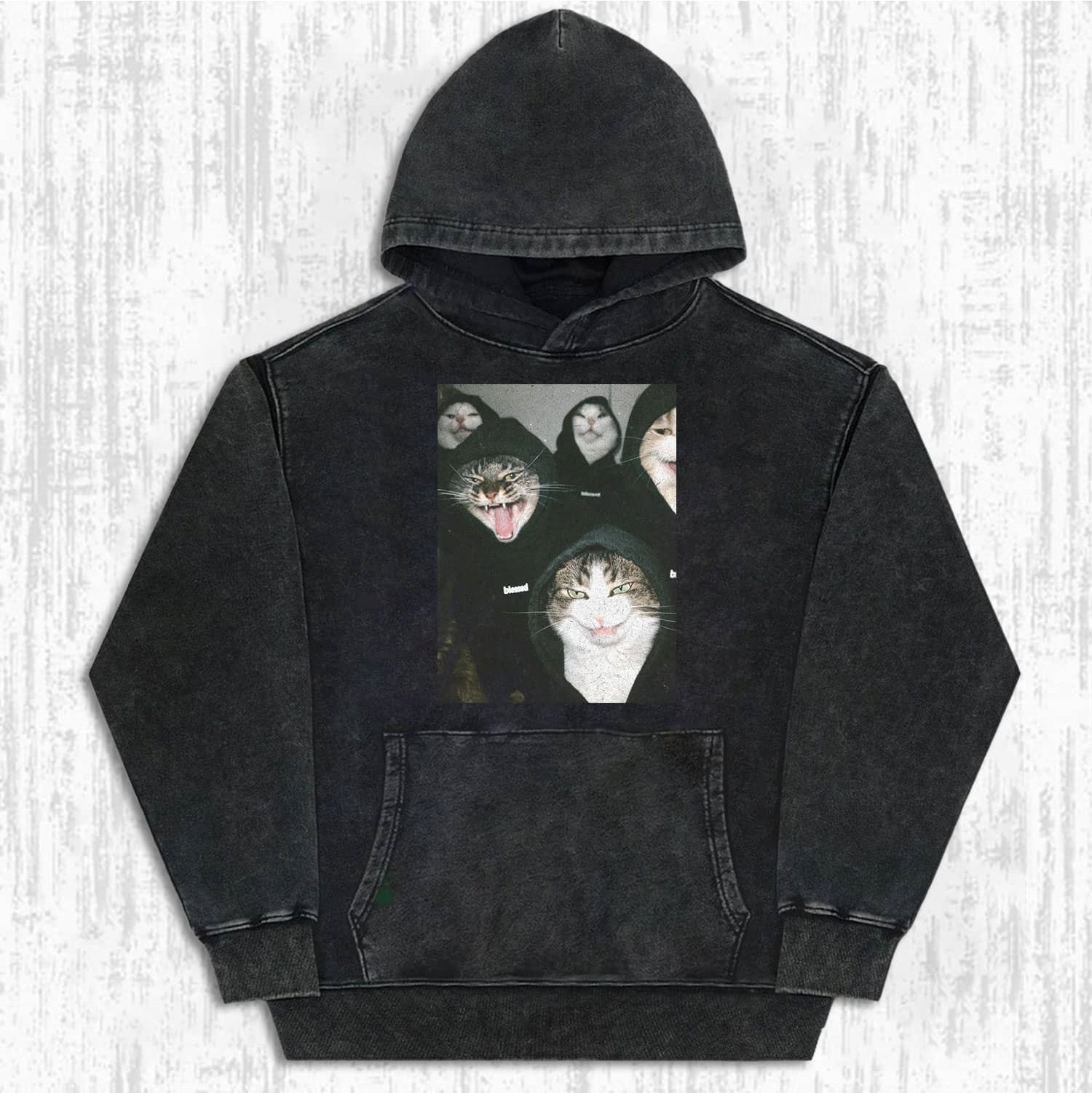Cool and Daring Cat Group Dark - Style Trendy Cats T-shirt