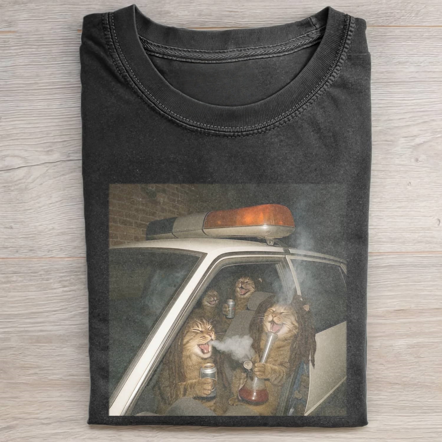 CAT MEME MOOD ICON T-SHIRT